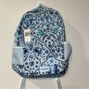 Vera Bradley  Reactive Grand Backpack Bag, Mint Sea Life, Turtles, Seahorse, NWT Photo 2