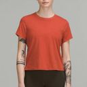 Lululemon Classic Cotton Blend Tee In Red Rock Photo 3