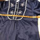 Carole Hochman  navy blue night gown sz small Photo 5