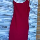 St. John  evening magenta Terry dress size 2 Photo 4