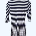 Lush Clothing NWT Lush Black White Faux Wrap Striped Dress Bodycon M Mini Photo 2