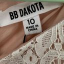 BB Dakota  size 10 ivory lace overlay dress new‎ with tags zip up rear Photo 4