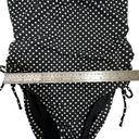 Newport News  Black and White Polka Dot One Piece Bathingsuit Photo 5