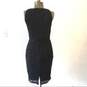 Carmen Marc Valvo  Mesh Insert Lace Cocktail Dress Photo 3