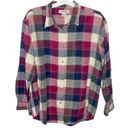 Dress Barn  vintage plaid stitched shirt size XL Photo 0