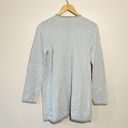 Vince Camuto Gray  Herringbone Waterfall Sweater Size M Like New Photo 1