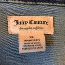 Juicy Couture Vintage  Medium Wash Button Down Jean Jacket with Studs Size XL Photo 3