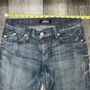 Rock & Republic Bootcut Faded Jeans With Pink Stitching on Back Pockets Size 29 Photo 6