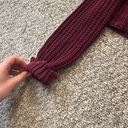 Delia's  maroon knit sweater Photo 1