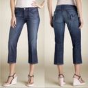 Citizens of Humanity  Kelly Stretch Low Waisted Cropped Distressed Denim Jeans 2B Photo 3