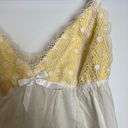 Victoria's Secret  Angel White Yellow Lace Negligee Lingerie Teddy Photo 1