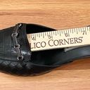 Brighton Vintage  “Pamela” Black Leather Pointy Heeled Mules Size 6M Photo 8