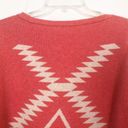 Aztec Bohemian Western Southwestern Festival Cowgirl Tribal Womens Sweater Sz M Orange Size M Photo 5