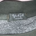 Brandy Melville John Galt Green Embroidered Crewneck Photo 2