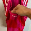 Adidas  Marimekko Red Magenta Swimwear One Piece Swimsuit Size 2 Photo 7