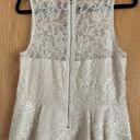 Forever 21 Contemporary Lace Peplum Sleeveless Top Photo 1