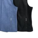 Karen Scott  Bundle, Fleece Vests Black Navy Blue XL Photo 2