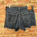 Levi’s  501 Cutoff Jean Shorts Dark Wash Women’s Size 33 Photo 1