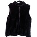 St. John’s Bay black sherpa vest  Size XXL Photo 0