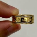 Michael Kors Gold-Tone Brass Eternity Ring Size 6 Photo 0