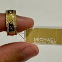 Michael Kors Gold-Tone Brass Eternity Ring Size 5 Photo 8