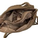 The Sak  Woven Purse Shoulder Bag Zipper Top Lined Inner Pockets Pouches Beige Photo 3