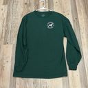 Southern Proper Southern Prep girl green long sleeved heart and hustle shirt sz Medium Photo 1