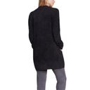 Barefoot Dreams  CozyChic Lite Island Wrap Knit Cardigan 436 Black L/XL Photo 3