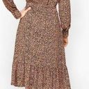 Talbots  soft leopard printed fit & flare dress women’s size 4 Photo 1