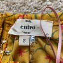 Entro  Golden Ruffled Floral Summer Dress with Tie Straps Photo 5