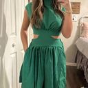 Mini Green Dress Size M Photo 0