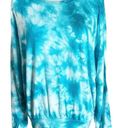 Young Fabulous and Broke Young Fabulous Broke Blue and White Tie Dye Lightweight Sweatshirt Small NWT Photo 9