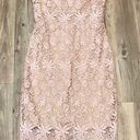 Bisou Bisou  Blush Pink Lace dress sz 8 Photo 8