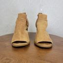 Jack Rogers  Womens Shoes Size 9.5M Brown Suede Open Toe Strap Chunk Heels Photo 1