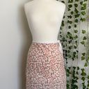 Max Studio Pink Floral High Waisted Skirt Photo 1