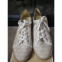 Michael Kors  Libby MK Signature Natural Espadrille Slide Sneakers Shoes final! Photo 3