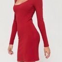 Urban Outfitters NWT UO Fran Red Cutout Mockneck Sweater Dress Photo 0