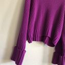 Nine West  Purple Turtleneck Sweater Size M Photo 3