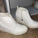 MIA White Heeled Sneakers  Photo 0