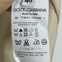 Dolce & Gabbana  Ecru Sleeveless Silk Shell High Neck 40 Photo 5