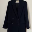 Wilfred  Aritzia CHERRELLE Black Double Breasted Blazer Jacket Size S Photo 3