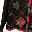 Basic Editions  Holiday Vintage 90s Presents & Mistletoe Christmas Ugly Sweater Photo 3