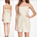 BCBGeneration  Beige Strapless Tiered Mini Dress Photo 1