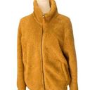 Free Country  Camel rust brown tan full zip Faux Fur Plush Sherpa Jacket Size M Photo 0