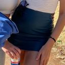 Princess Polly Blue Leather  Skirt Photo 2