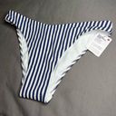 Lululemon Seersucker Skimpy Mid Rise Bottom NWT Size XL (Stripped White Blue) Photo 1