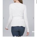 White House | Black Market  Tie-Waist Ribbed Shrug Top Photo 1