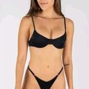 ONEONE Swimwear  Lupita Bikini Top in Black size XL Swim Beach Photo 0