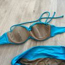 Victoria's Secret Vintage Y2K Victoria’s Secret blue bandeau two piece bikini set Photo 2