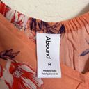 Abound NWT  Orange Floral Print Puff Sleeve Top Size Medium Photo 10